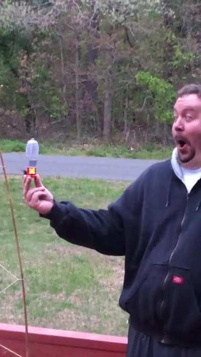 I got a hummingbird to feed from my hand!!