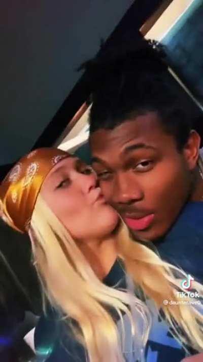 Having Fun With His Blonde Queen👸🏼🤴🏿