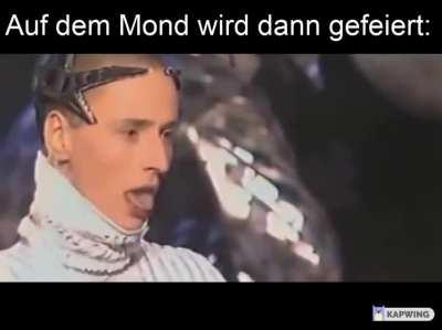Auf dem Mond wird dann gefeiert!