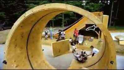 WCGW driving a wheelchair up a ramp