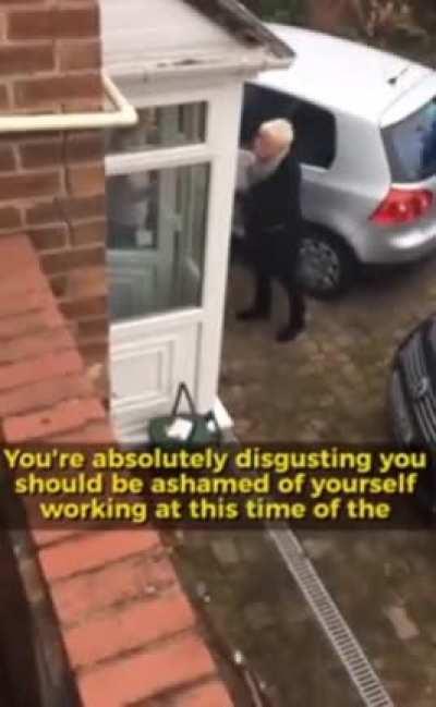 Karen steals workmen's ladders because they are working on a Sunday 😅