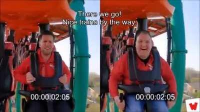 Instagram video showing off the new trains on [Condor, Walibi Holland] a little bit