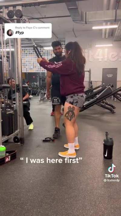 Grown ass man acting like a two year old on the playground