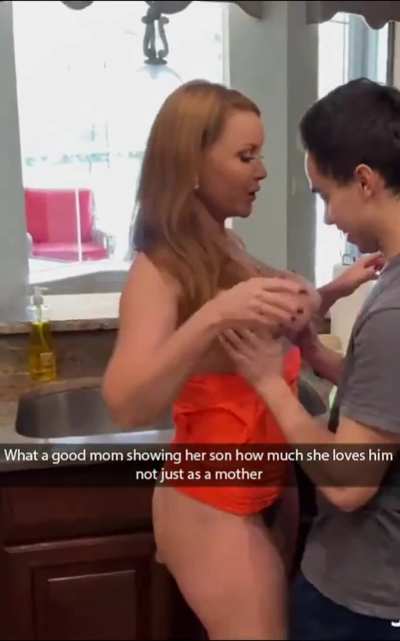 Reunion of mom and son resulted a creampie