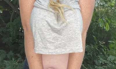 Squeezing my huge boobs