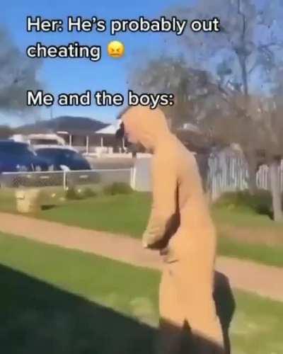 All fine until the baby kangaroo wants some milk