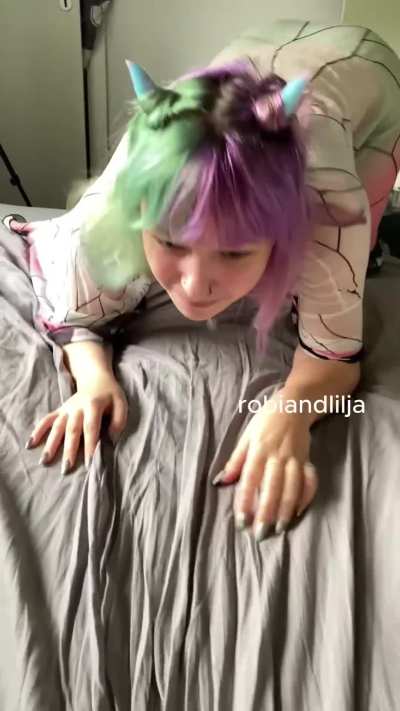 appearing out of thin air whenever his dick is hard