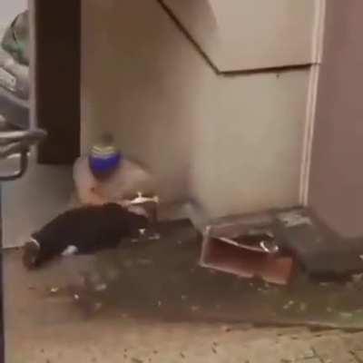 bothering so much at nap time, grandma loses her patience..