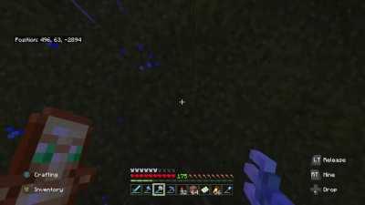 Found this new X-ray Glitch with the trident.