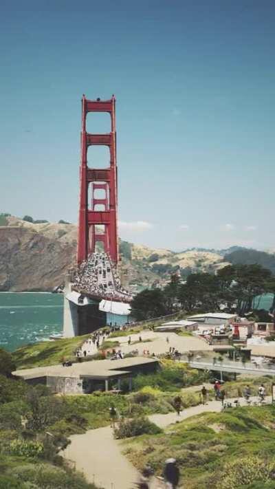 Golden Gate Bridge #BlackLivesMatter 06062020