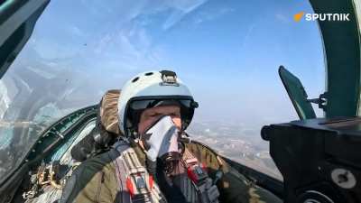 Su-57 Cockpit view AeroIndia [video]