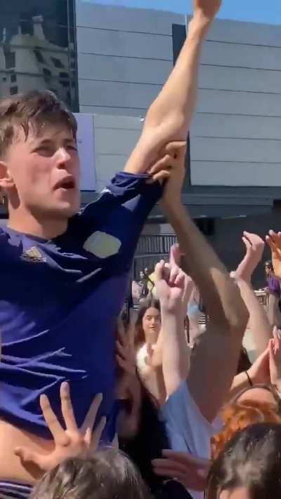 Manifestacion en defensa de la universidad publica