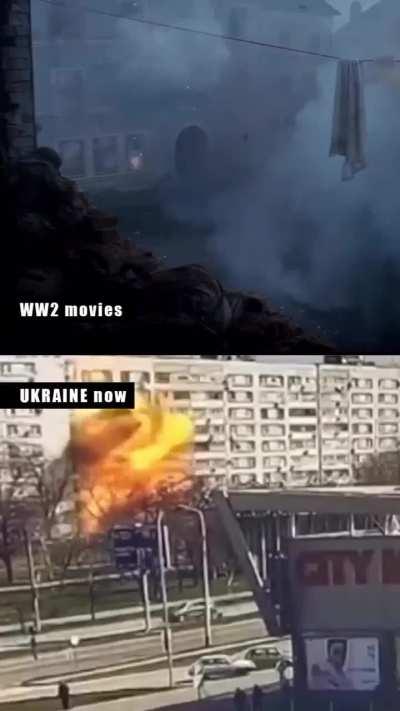 The horrific reality of Ukraine. 