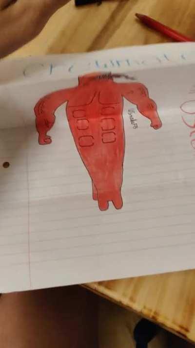 Something i drew during school today.