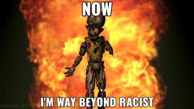 William Afton becomes racist