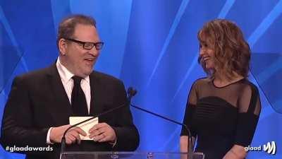 celebrities thanking Harvey Weinstein over the years