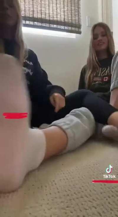 Who likes watching us smell each others feet? ;)