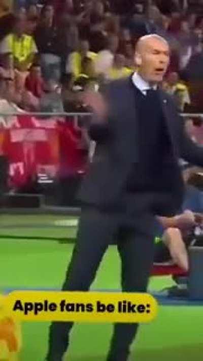 Apple Fan be like