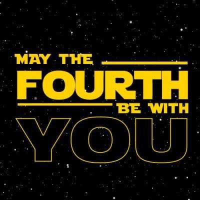 Here in Brazil it is already past midnight, so may the fourth be with you!