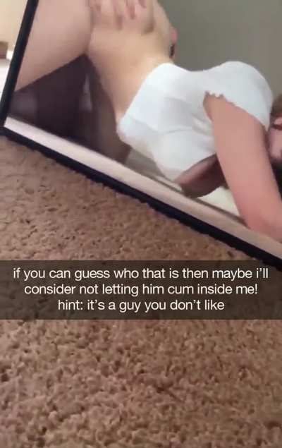 She's gonna let her EX cum in her either way