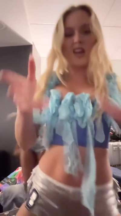 Backstage dancing at Rogers Arena, Vancouver - IG October 2024