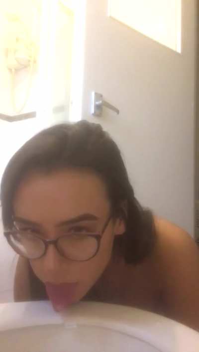 I'm a Dumb Bimbo Toilet Cleaner