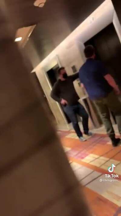 Just two grown men having a total bro moment in Vegas