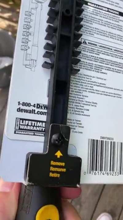 I need a screwdriver to open my new screwdriver.