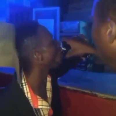 How's he doing that??