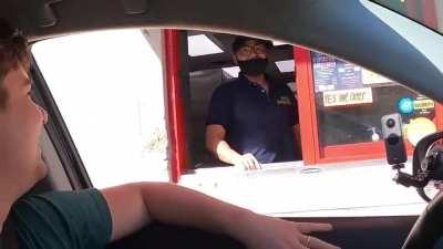 Their surprise when they find out he's white