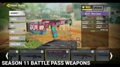 Season 11 Battle Pass All Rewards