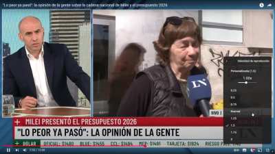 Por qué apoya a Fuerza Patria? Porque me gusta su plat-...programa