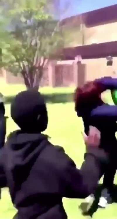 She thought she could just walk off