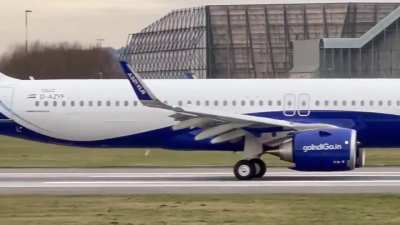 IndiGo’s first A321XLR (VT-XLA) is currently undergoing taxi tests in Hamburg, Germany. The aircraft also carried out its Rejected Take-Off (RTO) test today.