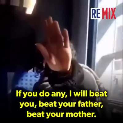 Man in Germany goes on a racist and homophobic rant against women on a train