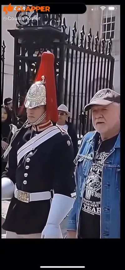 I love how he shows respect to the ones that respect him equally