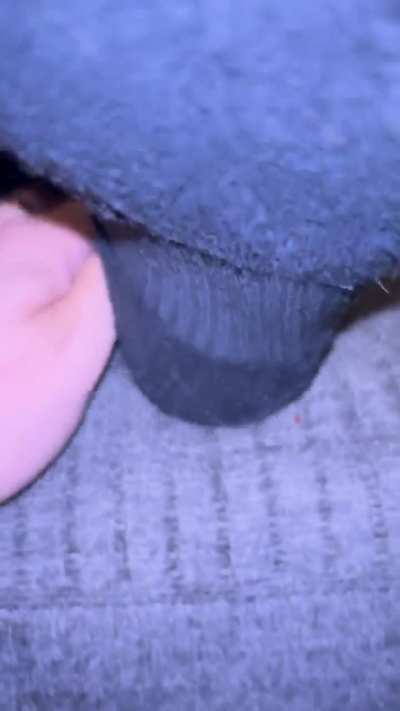 Close-Up of my sweaty, smelly feet after wearing socks for the 4th day in a row at work. Look at how sweaty and toe fuzzy they are 🙈