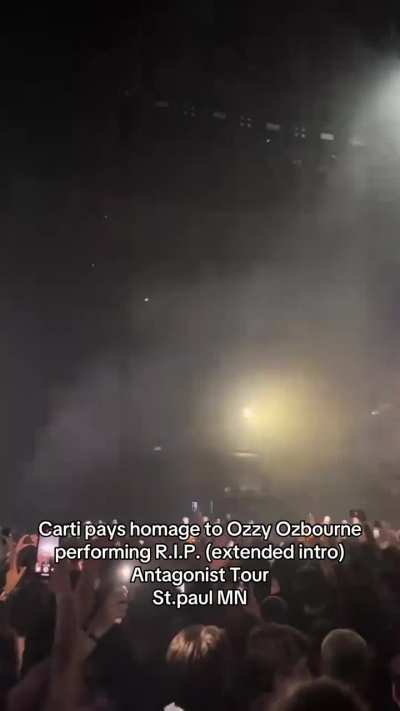 Carti shows love to legend ozzy ozbourne