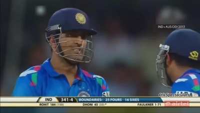 What a shot by Dhoni, this has to be the most underrated odi series
