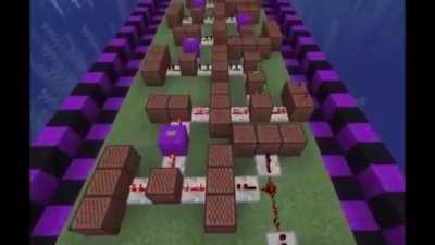 Made a note block cover of a song you’re probably familiar with, this took many hours