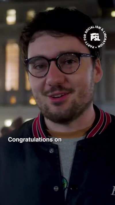 Straight from the Gaza Solidarity Encampment at Columbia University — the Vice President of UAW Local 2710 extends solidarity to the Volkswagen workers in Chattanooga, TN who just voted to form a union with UAW Union!