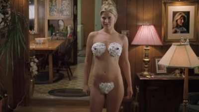 Ali Larter’s iconic whipped cream bikini moment from Varsity Blues. 1999