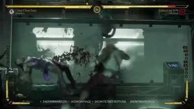 Local chef punches town crack addict so hard she explodes