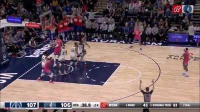 [Highlight] Beal dagger to cap off Wizards' 20-point comeback vs. Wolves