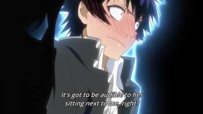 Ruri and the centrifugal force [Nisekoi]