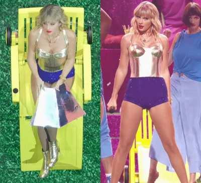 Legs on full display at VMAs 2019