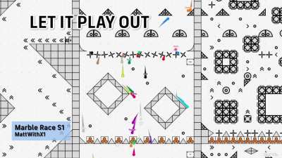 We’re making a 2D marble sandbox where you build races, machines, and weird contraptions!