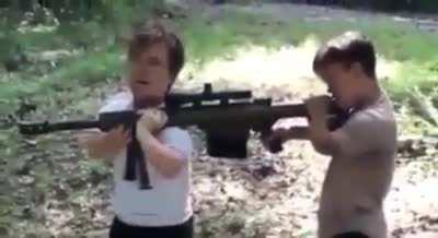 The recoil would've sent them to the moon