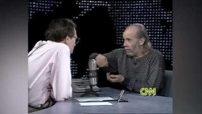 George Carlin on comedians who make jokes about minority or 