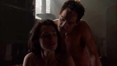 Katie McGrath(Clothed) liking the plot from behind in The Tudors